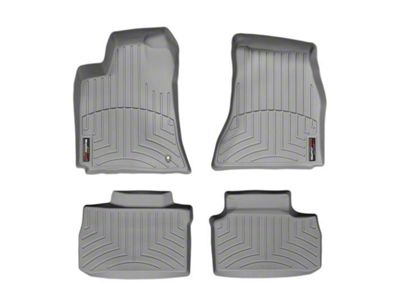 Weathertech DigitalFit Front and Rear Floor Liners; Grey (06-10 RWD Charger)