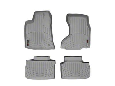 Weathertech DigitalFit Front and Rear Floor Liners; Grey (07-10 AWD Charger)