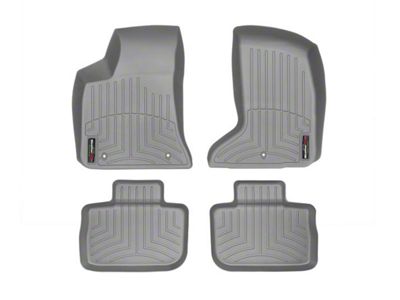 Weathertech DigitalFit Front and Rear Floor Liners; Grey (11-23 AWD Charger)