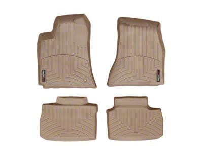 Weathertech DigitalFit Front and Rear Floor Liners; Tan (06-10 RWD Charger)