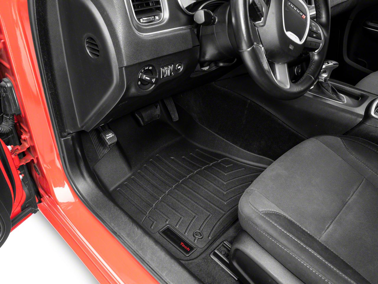 Weathertech Charger DigitalFit Front Floor Liners; Black 443791 (1123