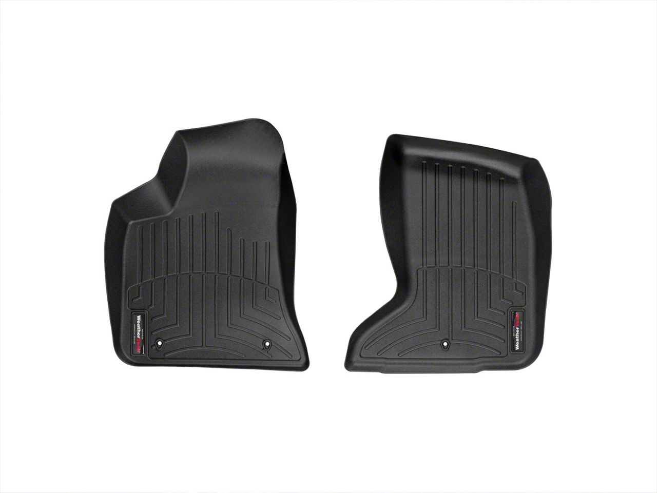 Weathertech Charger DigitalFit Front Floor Liners; Black 444251 (1123