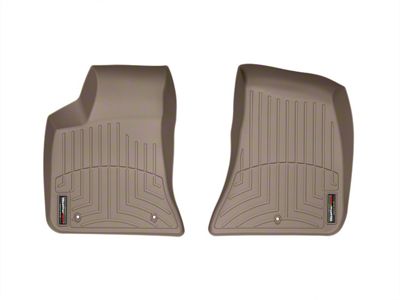 Weathertech DigitalFit Front Floor Liners; Tan (11-23 RWD Charger)