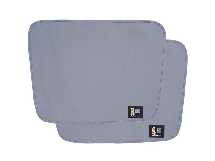 Weathertech Charger Door Protectors; 22Inch x 18Inch; Gray 8DP22GY