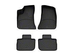 Weathertech Front and Rear Floor Liner HP; Black (11-23 RWD Charger)