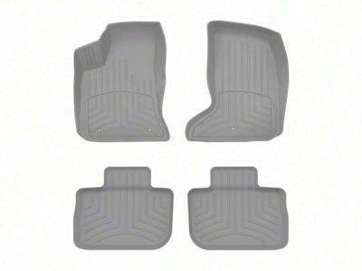 Weathertech Front and Rear Floor Liner HP; Grey (11-23 AWD Charger)