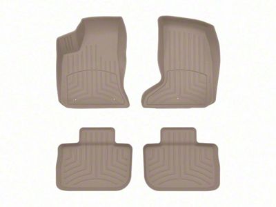 Weathertech Front and Rear Floor Liner HP; Tan (11-23 AWD Charger)