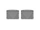 Weathertech All-Weather Rear Rubber Floor Mats; Gray (06-11 Charger)