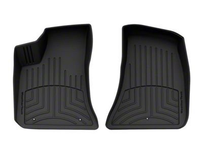 Weathertech Front Floor Liner HP; Black (11-23 RWD Charger)