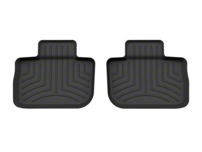 Weathertech Rear Floor Liner HP; Black (11-23 Charger)