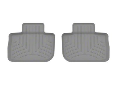 Weathertech Rear Floor Liner HP; Gray (11-23 Charger)