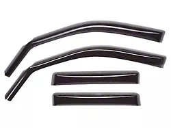 Weathertech Side Window Deflectors; Front and Rear; Dark Smoke (06-10 Charger)