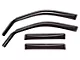 Weathertech Side Window Deflectors; Front and Rear; Dark Smoke (06-10 Charger)