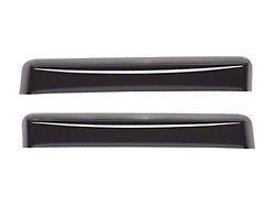 Weathertech Side Window Deflectors; Rear; Light Smoke (06-10 Charger)