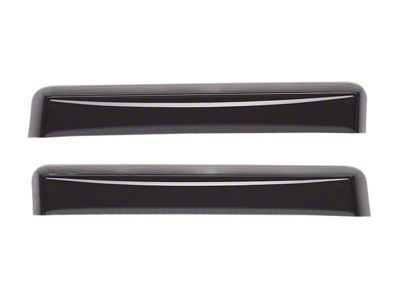 Weathertech Side Window Deflectors; Rear; Light Smoke (06-10 Charger)