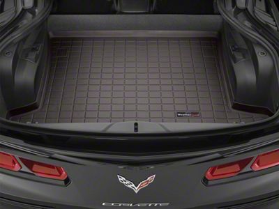 Weathertech DigitalFit Cargo Liner; Cocoa (14-19 Corvette C7 Coupe)