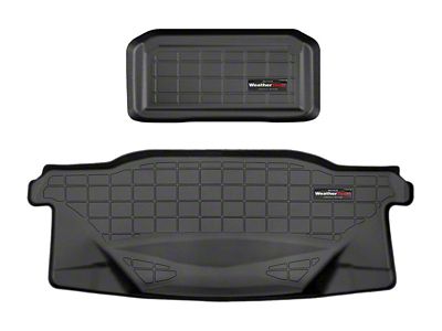 Weathertech DigitalFit Cargo and Trunk Liners; Black (20-26 Corvette C8 Convertible)