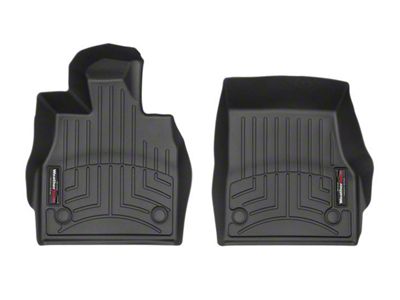 Weathertech DigitalFit Front Floor Liners; Black (20-25 Corvette C8 Convertible)