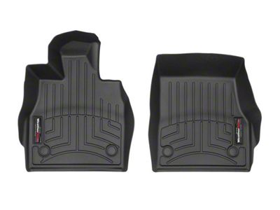 Weathertech DigitalFit Front Floor Liners; Black (20-24 Corvette C8 Convertible)