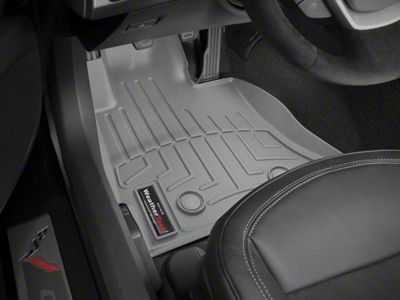 Weathertech DigitalFit Front Floor Liners; Gray (14-19 Corvette C7)