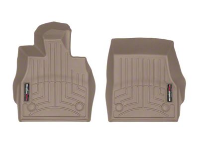 Weathertech DigitalFit Front Floor Liners; Tan (20-25 Corvette C8 Coupe)