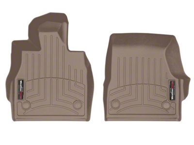 Weathertech DigitalFit Front Floor Liners; Tan (20-25 Corvette C8 Convertible)