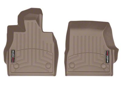 Weathertech DigitalFit Front Floor Liners; Tan (20-24 Corvette C8 Convertible)