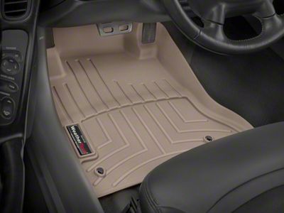 Weathertech DigitalFit Front Floor Liners; Tan (97-04 Corvette C5)