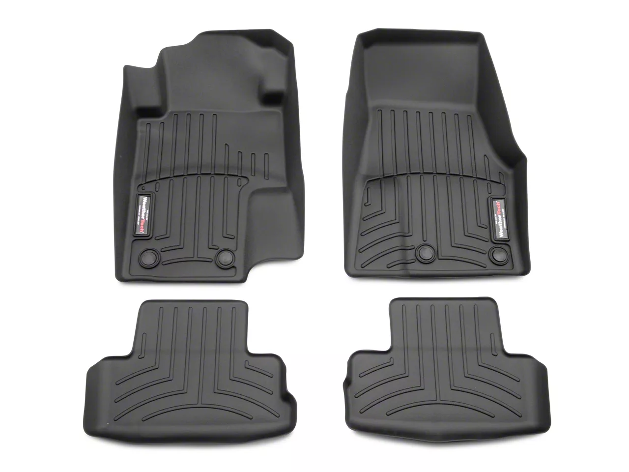 Weathertech Mustang DigitalFit Front and Rear Floor Liners Black 405728 11 14 Mustang Free Shipping