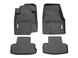 Weathertech DigitalFit Front and Rear Floor Liners; Black (11-14 Mustang)
