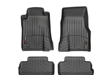 Weathertech DigitalFit Front and Rear Floor Liners; Black (2010 Mustang)