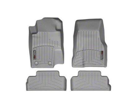 Weathertech DigitalFit Front and Rear Floor Liners; Gray (11-14 Mustang)