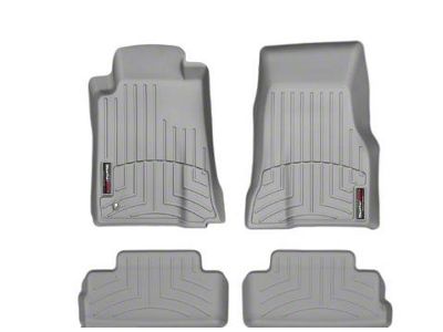 Weathertech DigitalFit Front and Rear Floor Liners; Gray (2010 Mustang)