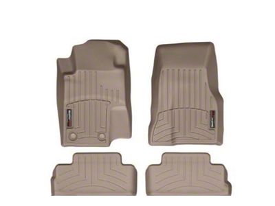 Weathertech DigitalFit Front and Rear Floor Liners; Tan (2010 Mustang)