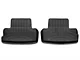 Weathertech DigitalFit Rear Floor Liners; Black (05-14 Mustang)