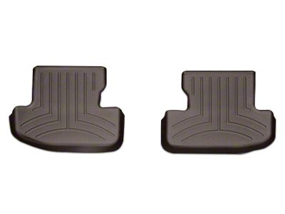 Weathertech DigitalFit Rear Floor Liners; Cocoa (15-25 Mustang)