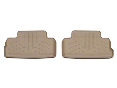 Weathertech DigitalFit Rear Floor Liners; Tan (05-14 Mustang)