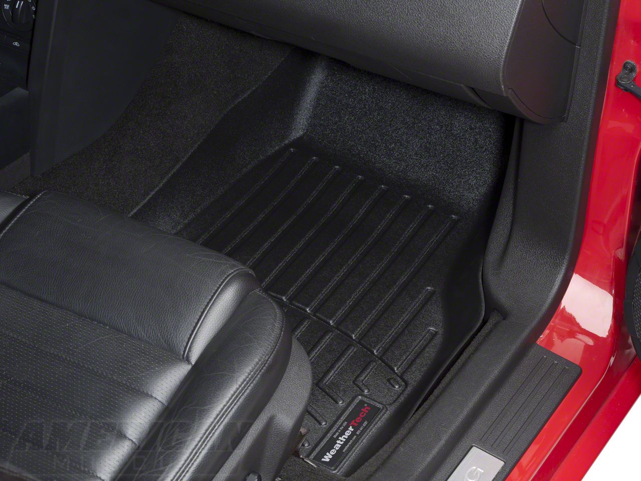 Weathertech Mustang DigitalFit Front Floor Liners; Black 441391 (0509