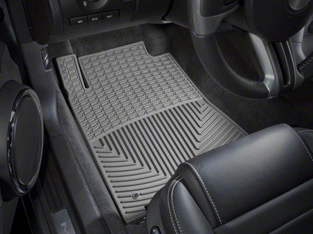 Weathertech All-Weather Front Rubber Floor Mats; Gray (09-10 Mustang)