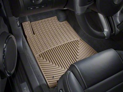 Weathertech All-Weather Front Rubber Floor Mats; Tan (09-10 Mustang)