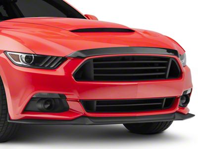 Weathertech Low Profile Hood Protector; Dark Smoke (15-17 Mustang GT, EcoBoost, V6)