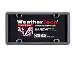 Weathertech ClearFrame License Plate Frame; Beluga Grey (Universal; Some Adaptation May Be Required)