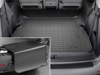 Weathertech DigitalFit Cargo Liner with Bumper Protector; Black (21-25 Mustang Mach-E)