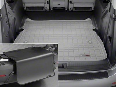 Weathertech DigitalFit Cargo Liner with Bumper Protector; Gray (21-24 Mustang Mach-E)