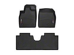 Weathertech DigitalFit Front and Rear Floor Liners; Black (21-25 Mustang Mach-E)