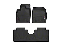 Weathertech DigitalFit Front and Rear Floor Liners; Black (21-24 Mustang Mach-E)