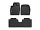 Weathertech DigitalFit Front and Rear Floor Liners; Black (21-24 Mustang Mach-E)