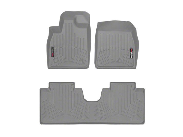 Weathertech MachE DigitalFit Front and Rear Floor Liners; Gray 461664