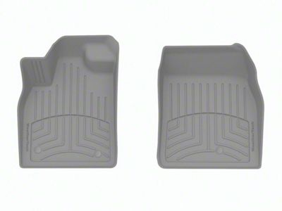 Weathertech Front Floor Liner HP; Gray (21-25 Mustang Mach-E)