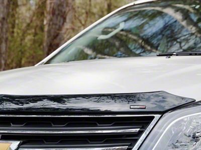 Weathertech Low Profile Hood Protector; Dark Smoke (21-25 Mustang Mach-E)